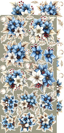 Craft O'Clock Jolly Season Extras Set Flowers & More (CC-C79-JS-11)