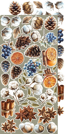 Craft O'Clock Jolly Season Extras Set Flowers & More (CC-C79-JS-11)