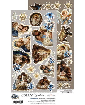 Craft O'Clock Jolly Season Extras Sheet Holly Night (CC-C79-JS-14) Craft O'Clock Jolly Season Extras Sheet Holly Night (CC-C79-JS-14)