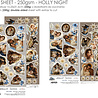 Craft O'Clock Jolly Season Extras Sheet Holly Night (CC-C79-JS-14) Craft O'Clock Jolly Season Extras Sheet Holly Night (CC-C79-JS-14)