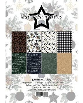 Paper Favourites Christmas Joy A5 Paper Pad (PFA190) Paper Favourites Christmas Joy A5 Paper Pad (PFA190)