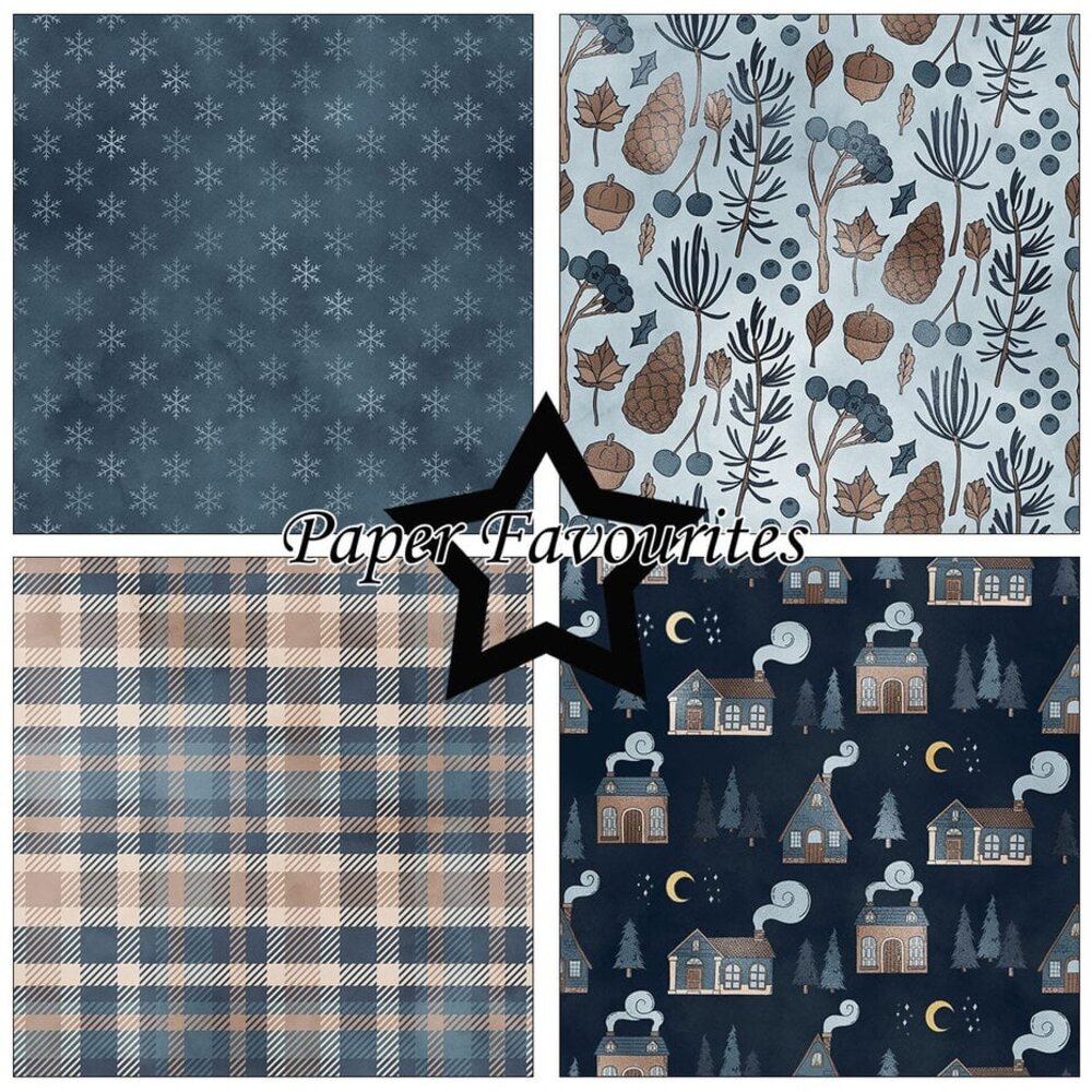 Paper Favourites Winter Night 12x12 Inch Paper Pad (PF750)