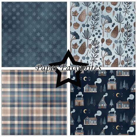 Paper Favourites Winter Night 12x12 Inch Paper Pad (PF750)