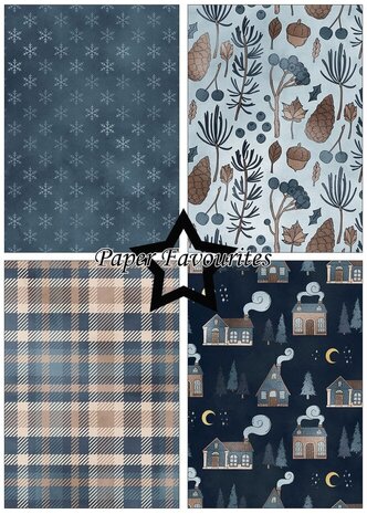 Paper Favourites Winter Night A5 Paper Pad (PFA191)