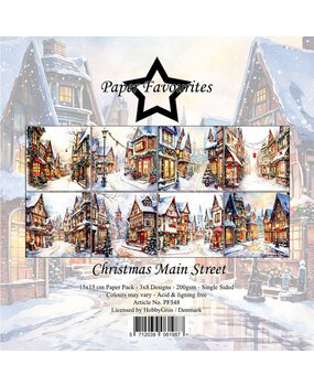 Paper Favourites Christmas Main Street 6x6 Inch Paper Pad (PF548) Paper Favourites Christmas Main Street 6x6 Inch Paper Pad (PF548)