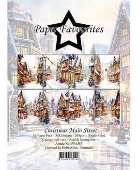 Paper Favourites Christmas Main Street A6 Paper Pad (PFA589) Paper Favourites Christmas Main Street A6 Paper Pad (PFA589)