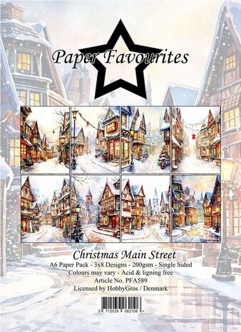 Paper Favourites Christmas Main Street A6 Paper Pad (PFA589)