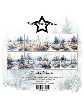 Paper Favourites Frosty Winter 6x6 Inch Paper Pad (PF549) Paper Favourites Frosty Winter 6x6 Inch Paper Pad (PF549)