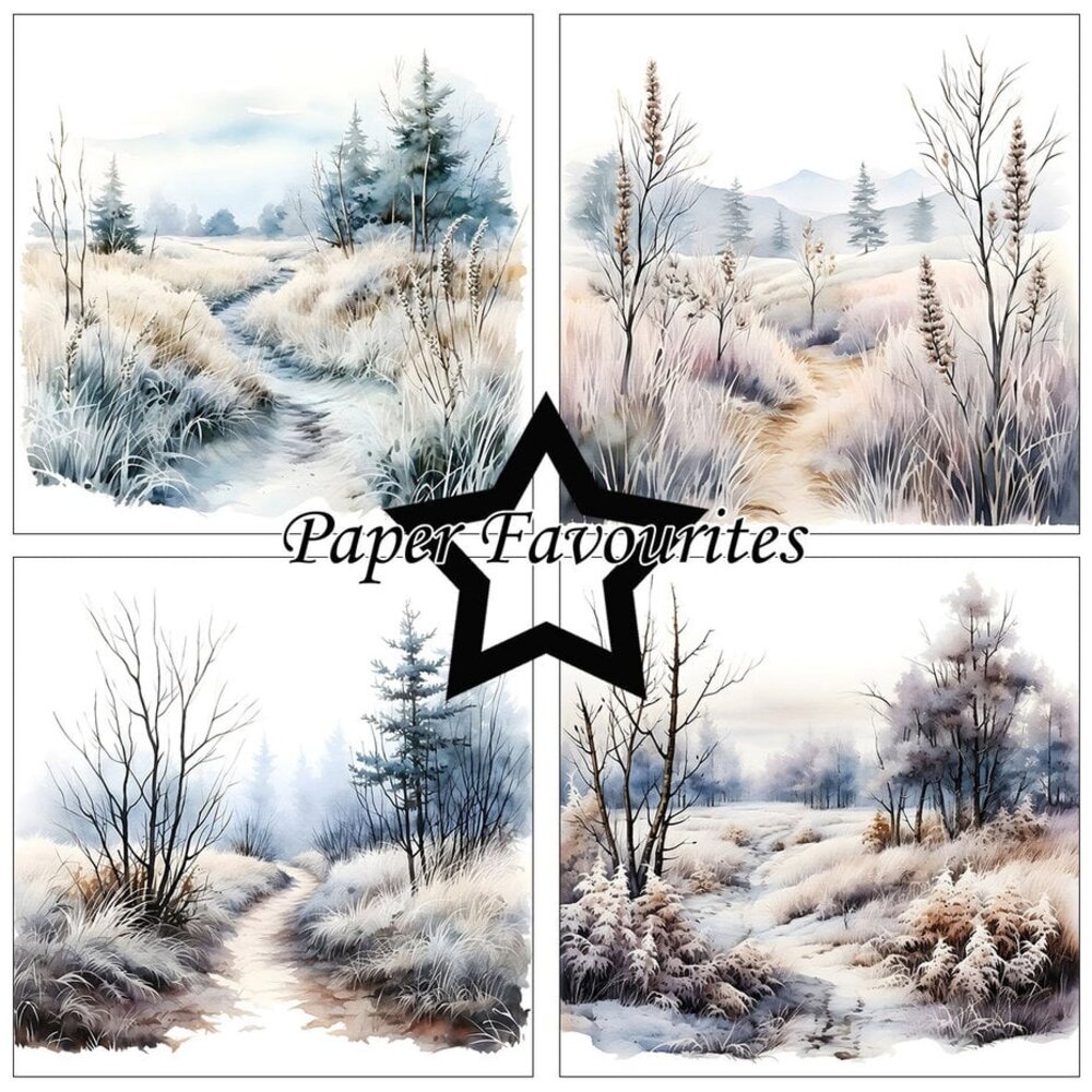 Paper Favourites Frosty Winter 6x6 Inch Paper Pad (PF549)