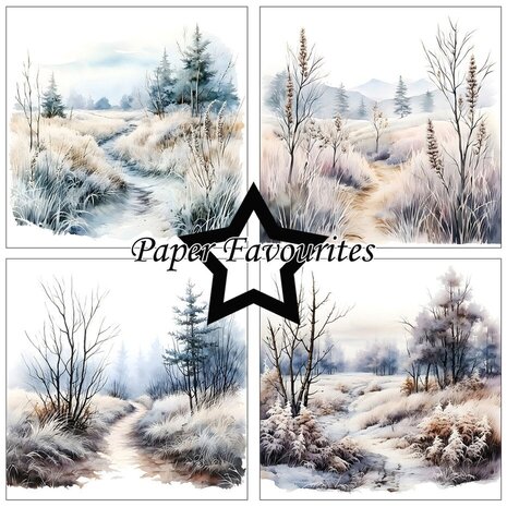 Paper Favourites Frosty Winter 6x6 Inch Paper Pad (PF549)
