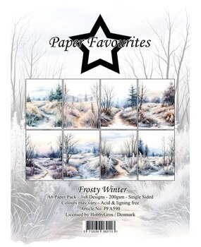 Paper Favourites Frosty Winter A6 Paper Pad (PFA590) Paper Favourites Frosty Winter A6 Paper Pad (PFA590)