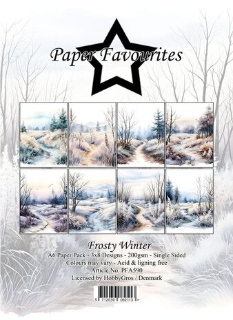 Paper Favourites Frosty Winter A6 Paper Pad (PFA590)