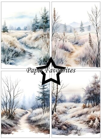 Paper Favourites Frosty Winter A6 Paper Pad (PFA590)