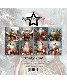Paper Favourites Vintage Santa 6x6 Inch Paper Pad (PF550) Paper Favourites Vintage Santa 6x6 Inch Paper Pad (PF550)