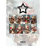 Paper Favourites Vintage Santa A6 Paper Pad (PFA591)