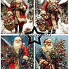 Paper Favourites Vintage Santa A6 Paper Pad (PFA591) Paper Favourites Vintage Santa A6 Paper Pad (PFA591)