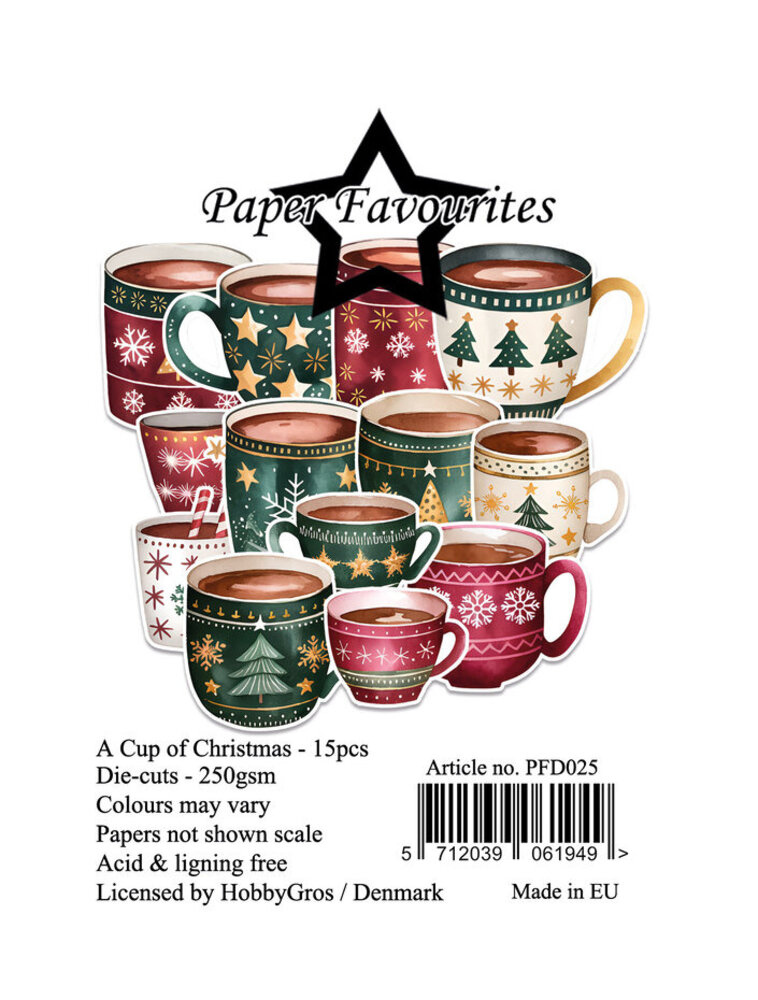 Paper Favourites Die-Cuts A Cup of Christmas (PFD025)