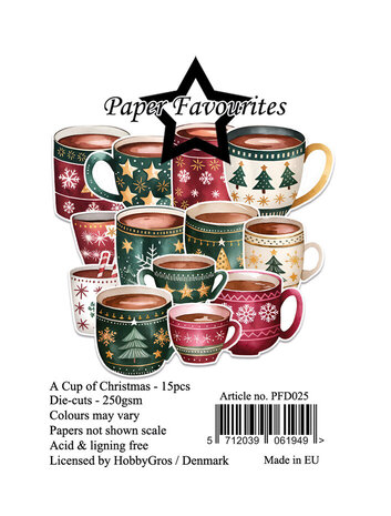 Paper Favourites Die-Cuts A Cup of Christmas (PFD025)