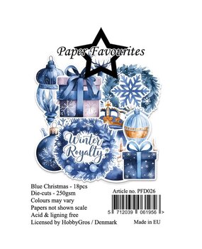Paper Favourites Die-Cuts Blue Christmas (PFD026) Paper Favourites Die-Cuts Blue Christmas (PFD026)