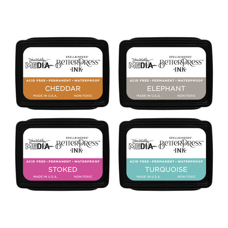 Spellbinders BetterPress Mini Ink Pad Set Dina's Faves (BPI-044)