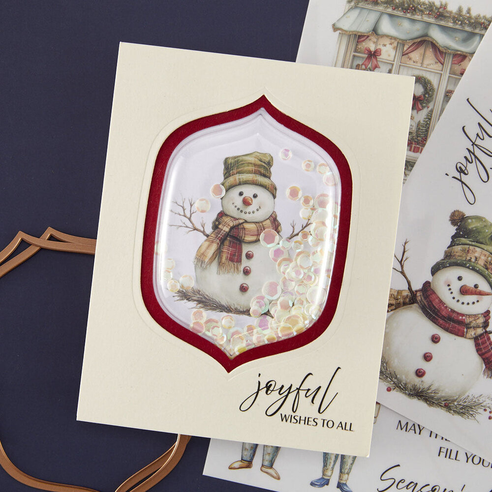 Spellbinders Simply Made Rub-On Sheets Joyful Wishes (SCSR-005)