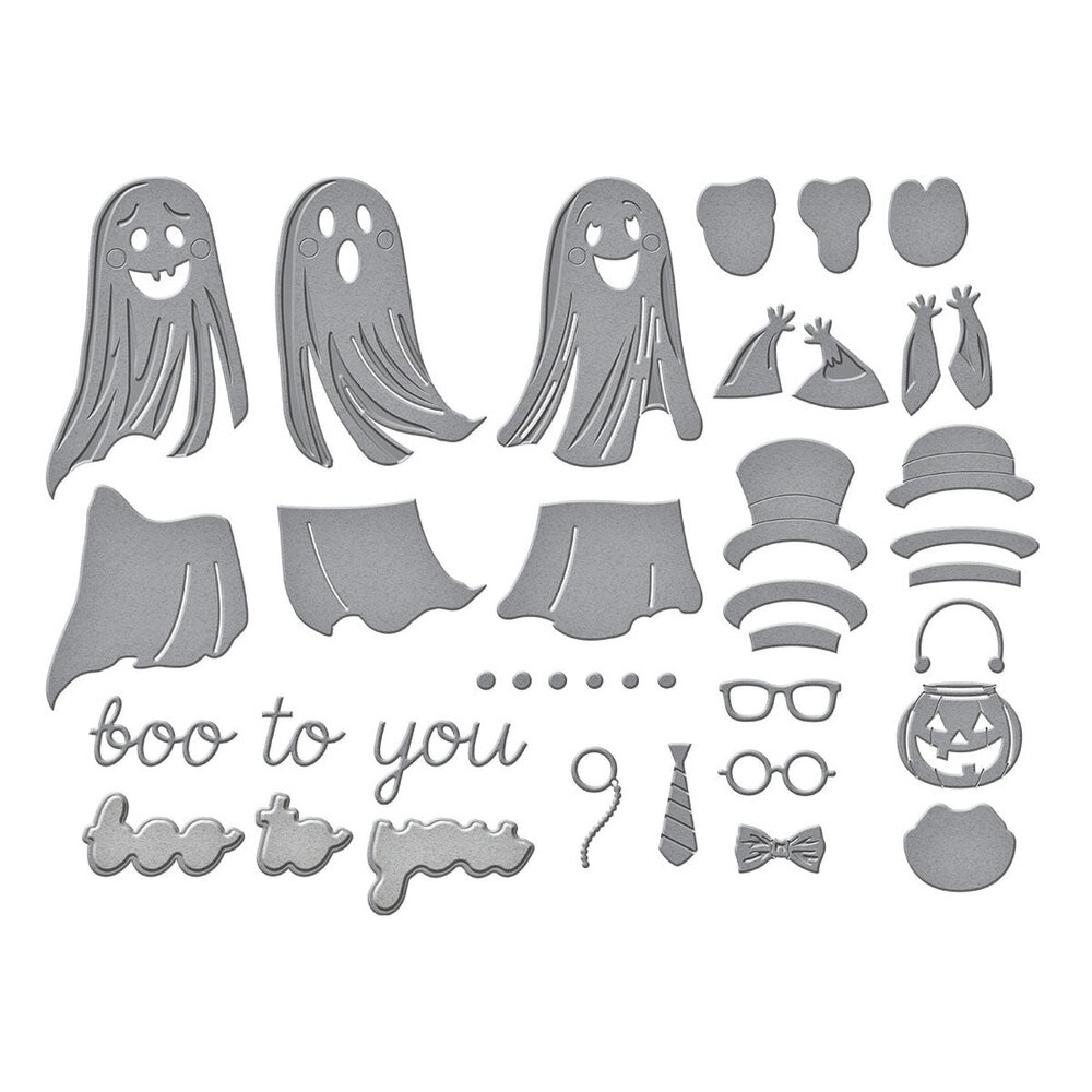 Spellbinders Spooktacular Boo Crew Dies (S6-264) Spellbinders Spooktacular Boo Crew Dies (S6-264)