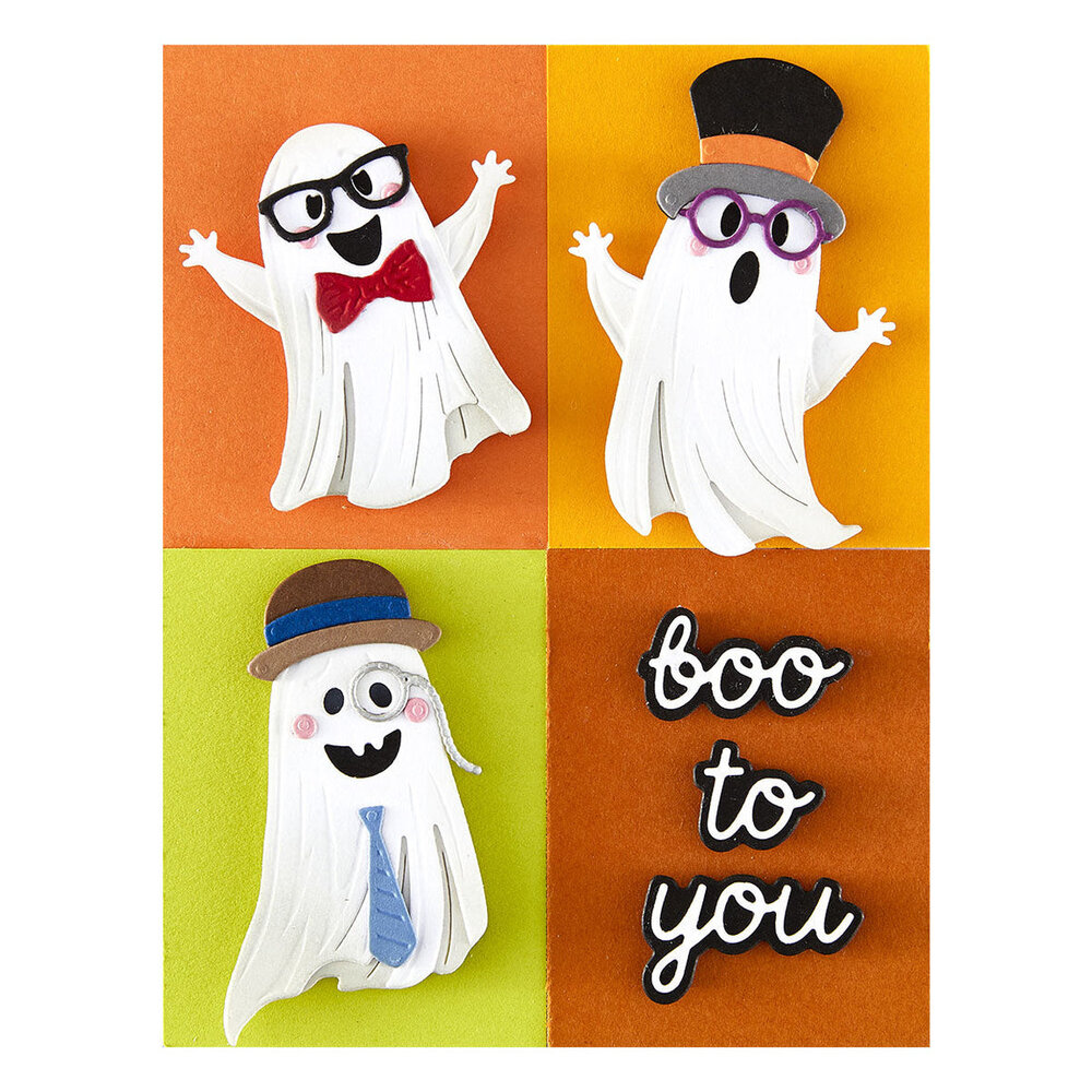 Spellbinders Spooktacular Boo Crew Dies (S6-264) Spellbinders Spooktacular Boo Crew Dies (S6-264)
