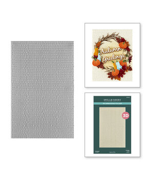 Spellbinders Texture & Foliage Dimpled 3D Embossing Folder (E3D-138) Spellbinders Texture & Foliage Dimpled 3D Embossing Folder (E3D-138)