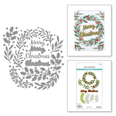 Spellbinders Texture & Foliage Seasonal Wreath Foliage Dies (S6-259)