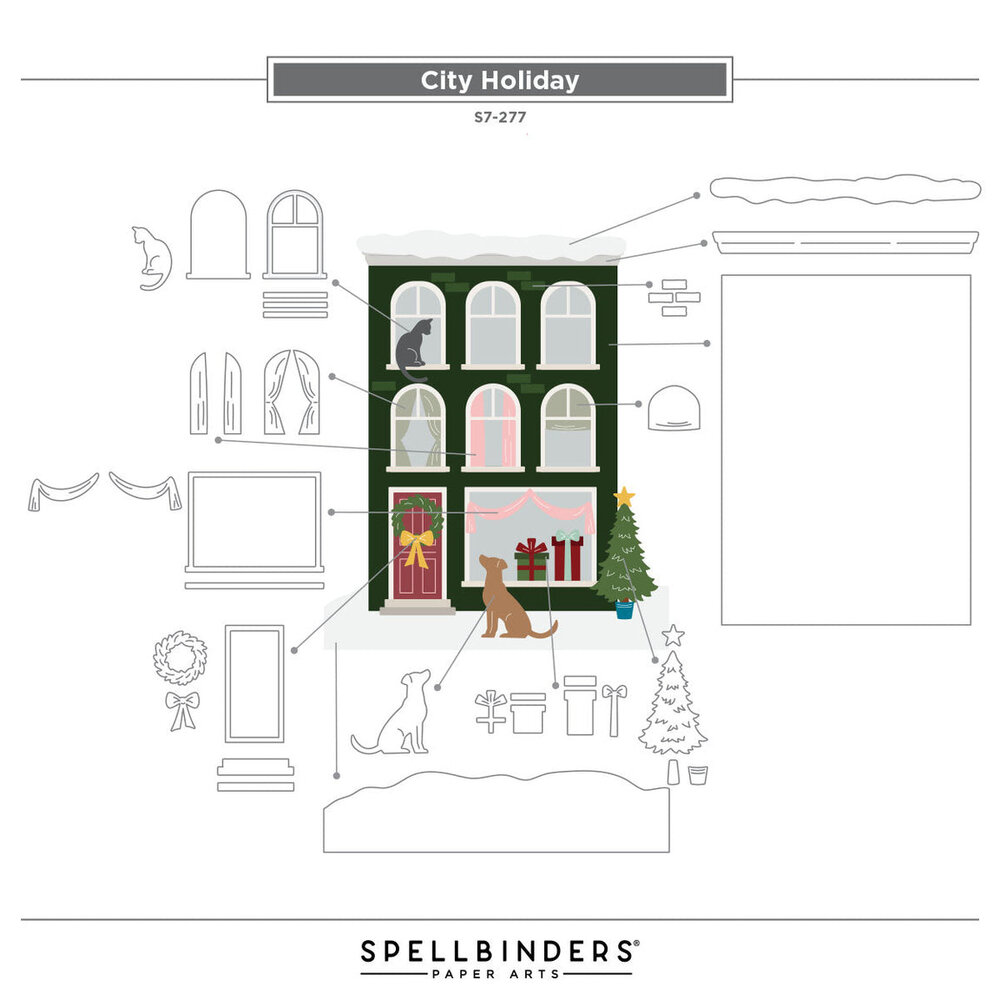 Spellbinders City Holiday Dies (S7-277)
