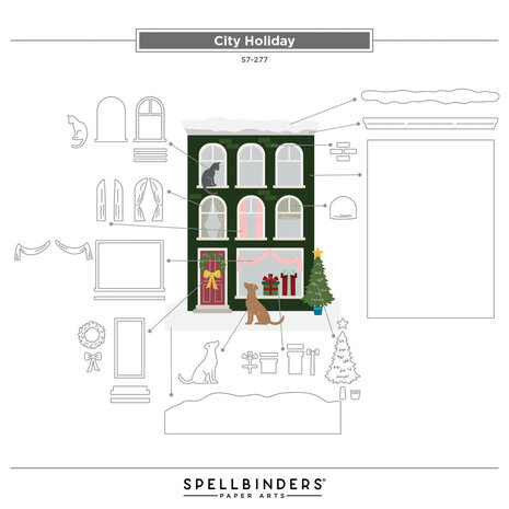 Spellbinders City Holiday Dies (S7-277)