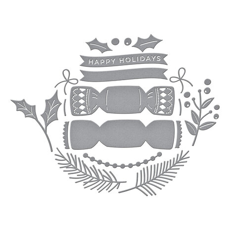 Spellbinders City Holiday Christmas Cracker Dies (S5-698) Spellbinders City Holiday Christmas Cracker Dies (S5-698)