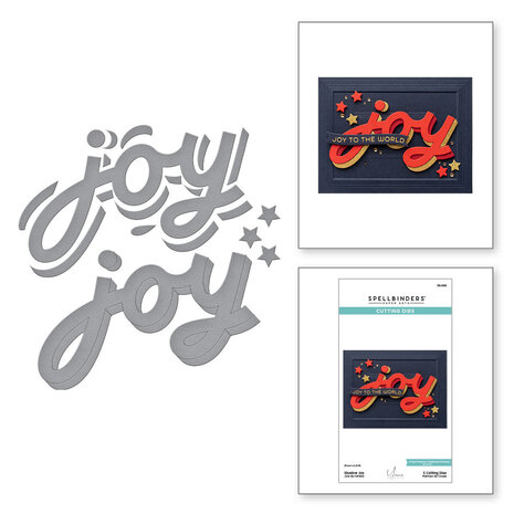 Spellbinders City Holiday Shadow Joy Dies (S5-699)