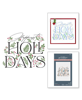 Spellbinders City Holiday Happiest Holidays Registration Press Plate (BPR-032) Spellbinders City Holiday Happiest Holidays Registration Press Plate (BPR-032)