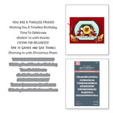 Spellbinders Cuckoo Cottage Sentiments Press Plate & Die Set (BP-317)