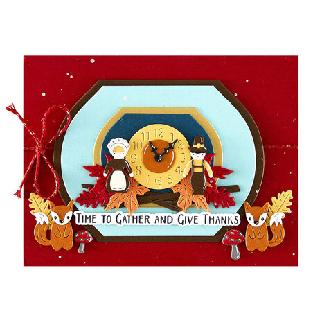 Spellbinders Cuckoo Cottage Sentiments Press Plate & Die Set (BP-317)