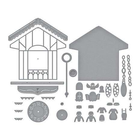 Spellbinders Cuckoo Cottage Cuckoo Cottage Dies (S5-701)