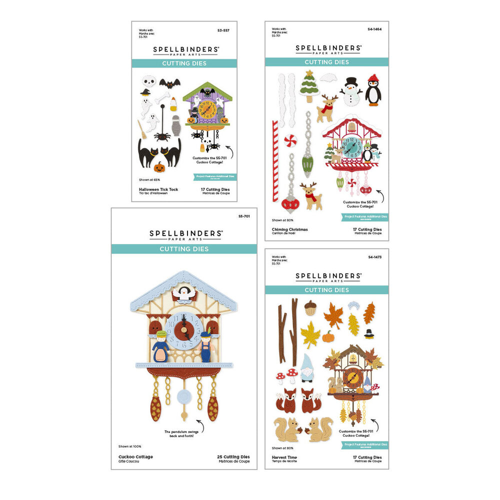 Spellbinders Cuckoo Cottage Dies Bundle (BD-0987)