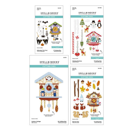 Spellbinders Cuckoo Cottage Dies Bundle (BD-0987)