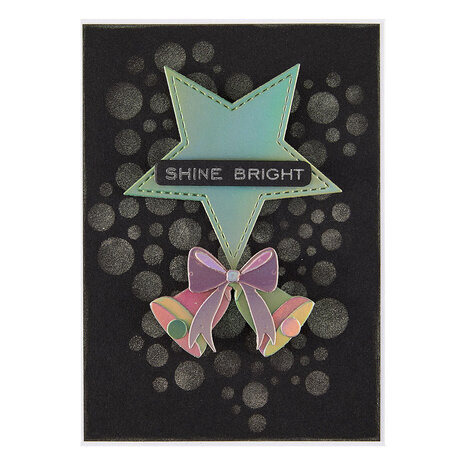 Spellbinders All About Christmas Lots of Circles Stencil (STN-106)