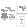 Spellbinders All About Christmas Merry Sentiments Stamp & Die Set (SDS-205)