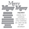 Spellbinders All About Christmas Merry Sentiments Stamp & Die Set (SDS-205)