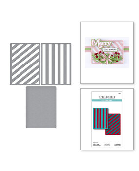 Spellbinders All About Christmas Lots of Stripes Dies (S5-691) Spellbinders All About Christmas Lots of Stripes Dies (S5-691)