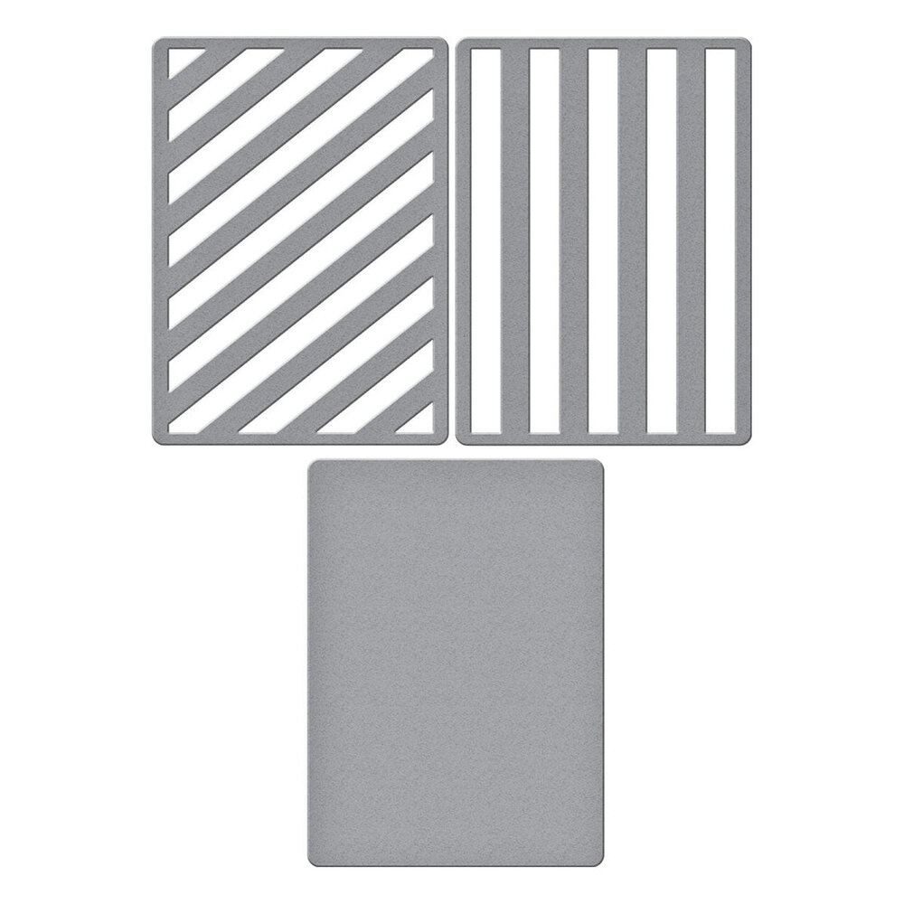 Spellbinders All About Christmas Lots of Stripes Dies (S5-691)