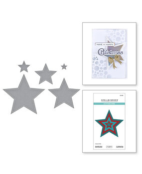 Spellbinders All About Christmas Essential Stars Dies (S4-1451) Spellbinders All About Christmas Essential Stars Dies (S4-1451)