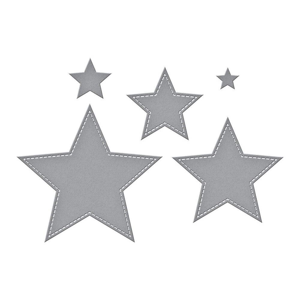 Spellbinders All About Christmas Essential Stars Dies (S4-1451)