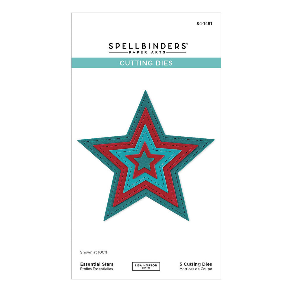 Spellbinders All About Christmas Essential Stars Dies (S4-1451)