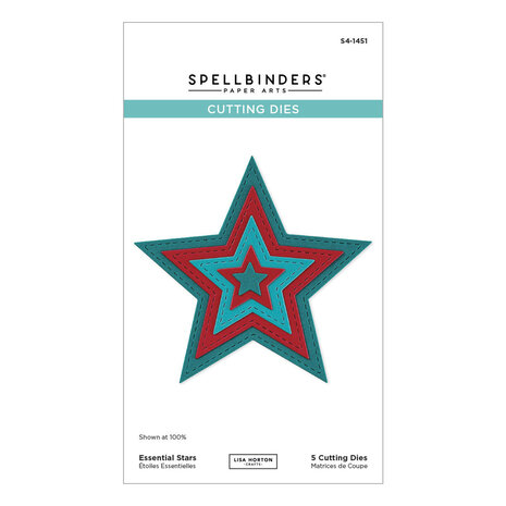 Spellbinders All About Christmas Essential Stars Dies (S4-1451)