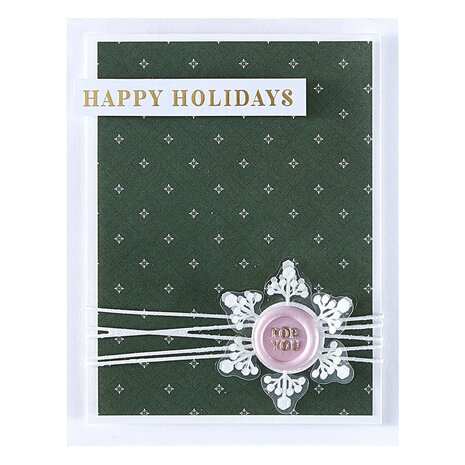 Spellbinders Holiday Magic For You Mini 3D Wax Seal Stamp (WSM-007)