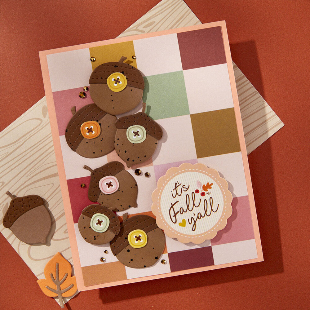 Spellbinders Autumn Archives Chipboard Die Cut Stickers (SCSE-021)